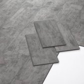 ARTENS - PVC-vloeren - Click-vinylvloeren - marmereffect - donkergrijs - 1.49m² / 8 tegels