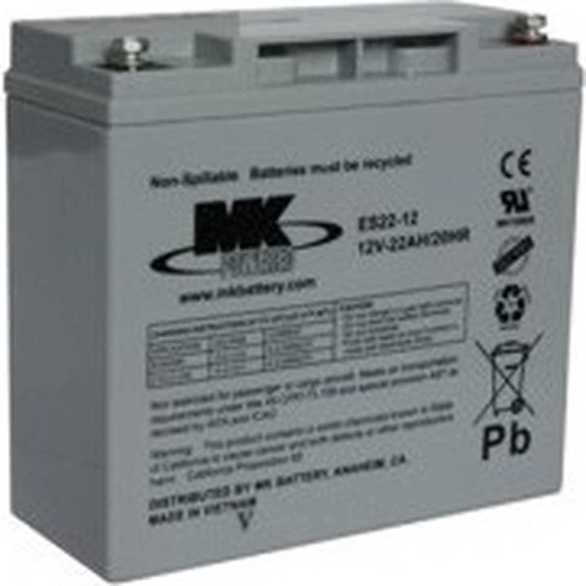 Goedkoopste 12 V 22 Amp AGM accu