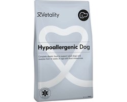 Vetality Hypoallergeen Hondenvoer - 10 kg - Hondenvoer Droog - Licht Verteerbaar Hondenvoer - Voor Pups vanaf 14 Weken en Volwassen Honden - Voordeelverpakking