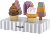 PolarB - houten ijsjes - 5 stuks - houten speelgoed vanaf 18+ maanden
