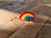 LGBTQ - Pin regenboog (LGBTQIA+, pride, love, LHBTI+, LHBTIQA+, gay, trans, bi, lesbo, homo)