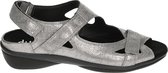 Durea 7258 E - Volwassenen Platte sandalenDames Sandalen - Kleur: Taupe - Maat: 42
