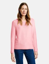 GERRY WEBER Dames Trui met structuur, van organic cotton