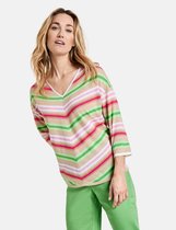 GERRY WEBER Dames Trui met diagonale strepen