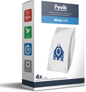 Stofzuigerzak geschikt voor Miele G/N series - Blauwe aansluiting - Fevik - 4 stuks + Filters