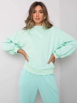 Mint Groen Dames Sweatshirt / Sweater Maat L