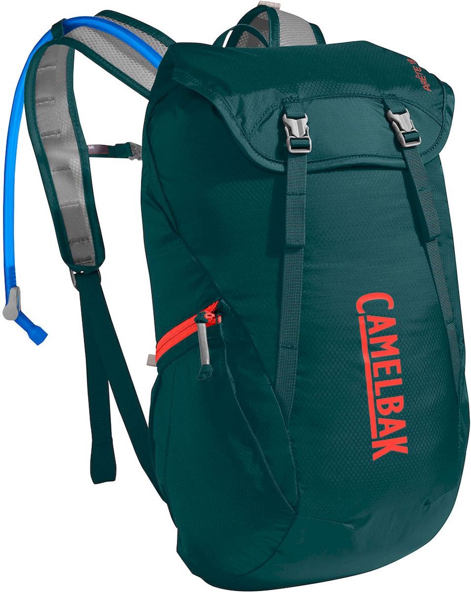 CamelBak Arete 18 Hydratatie Pack, deep teal/hot coral