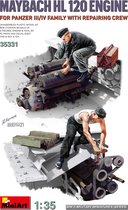 1:35 MiniArt 35331 Maybach 120 Engine for Panzer III/IV Family w/Repair Crew Plastic kit