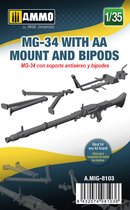 Mig - 1/35 Mg-34 With Aa Mount And Bipods (1/21) * - MIG8103 - modelbouwsets, hobbybouwspeelgoed voor kinderen, modelverf en accessoires