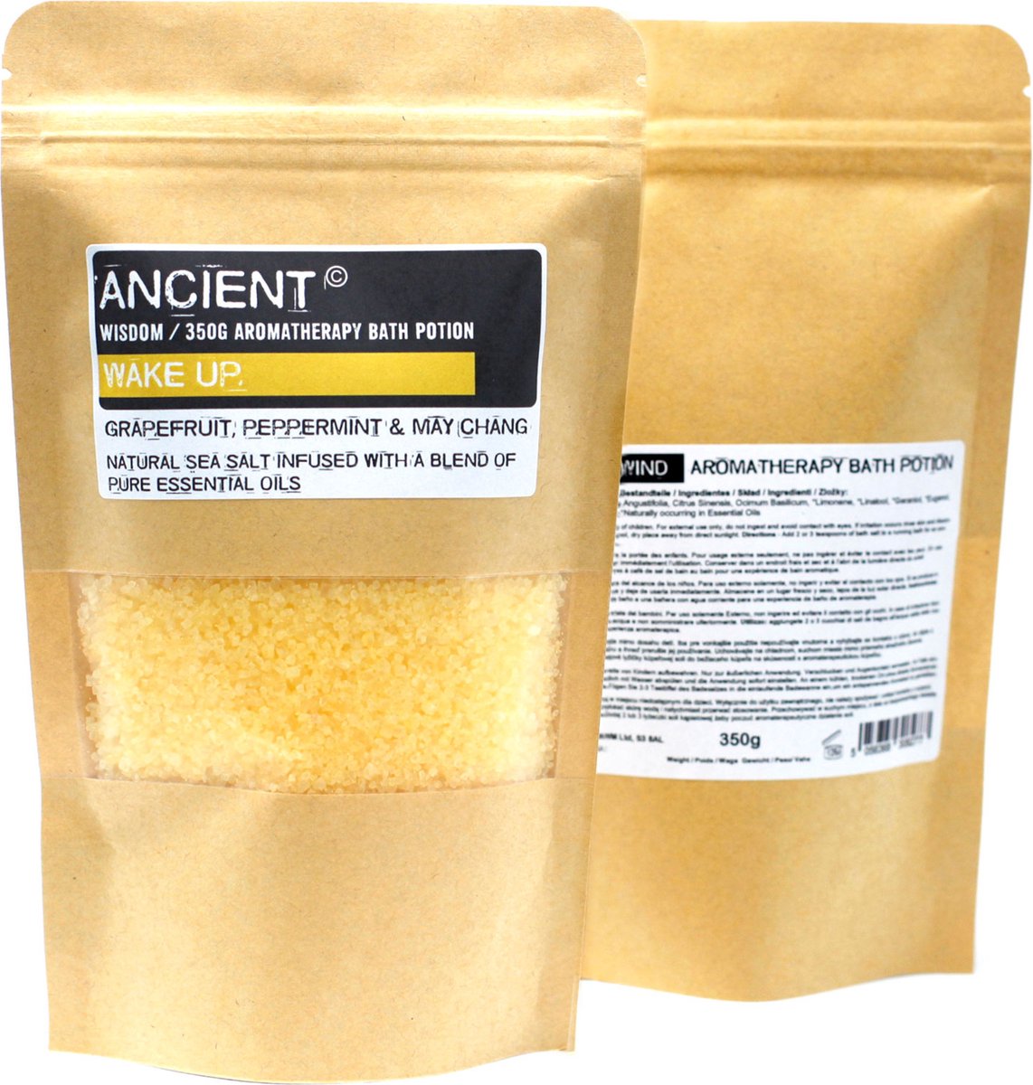 Goedkoopste Aromatherapie Badzout - Grapefruit, Pepermunt & Mei Chang - Wakker Worden - 350gr
