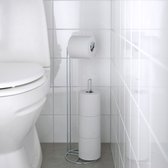 Toiletrolhouder  - Toiletrolstandaard - Reserverolhouder - Geschikt voor 4 wc rollen - metaal