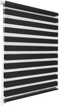 Sol Royal DL2 rolgordijn lichtdoorlatend - 70x150cm antraciet – rolgordijnen zonder boren met klembevestiging – duo rolgordijn