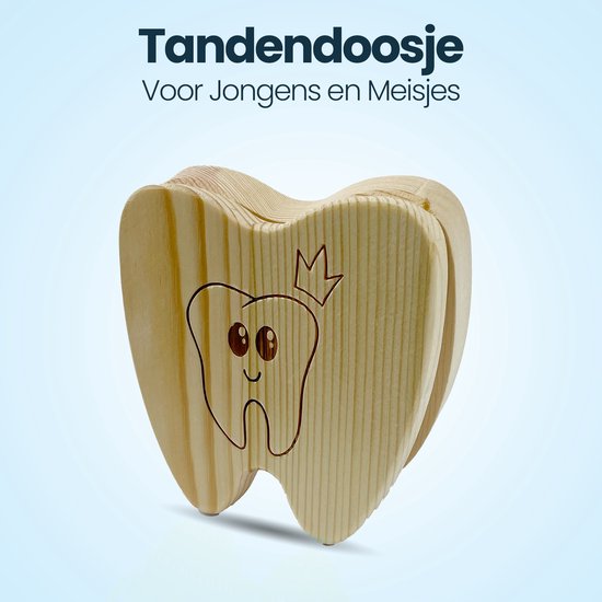 Tandendoosje jongens en meisjes - Kraamcadeau - Baby cadeau - Melktanden bewaardoosje - Tandendoosjes voor kinderen - Tandendoosje van Merkloos — afbeelding 4