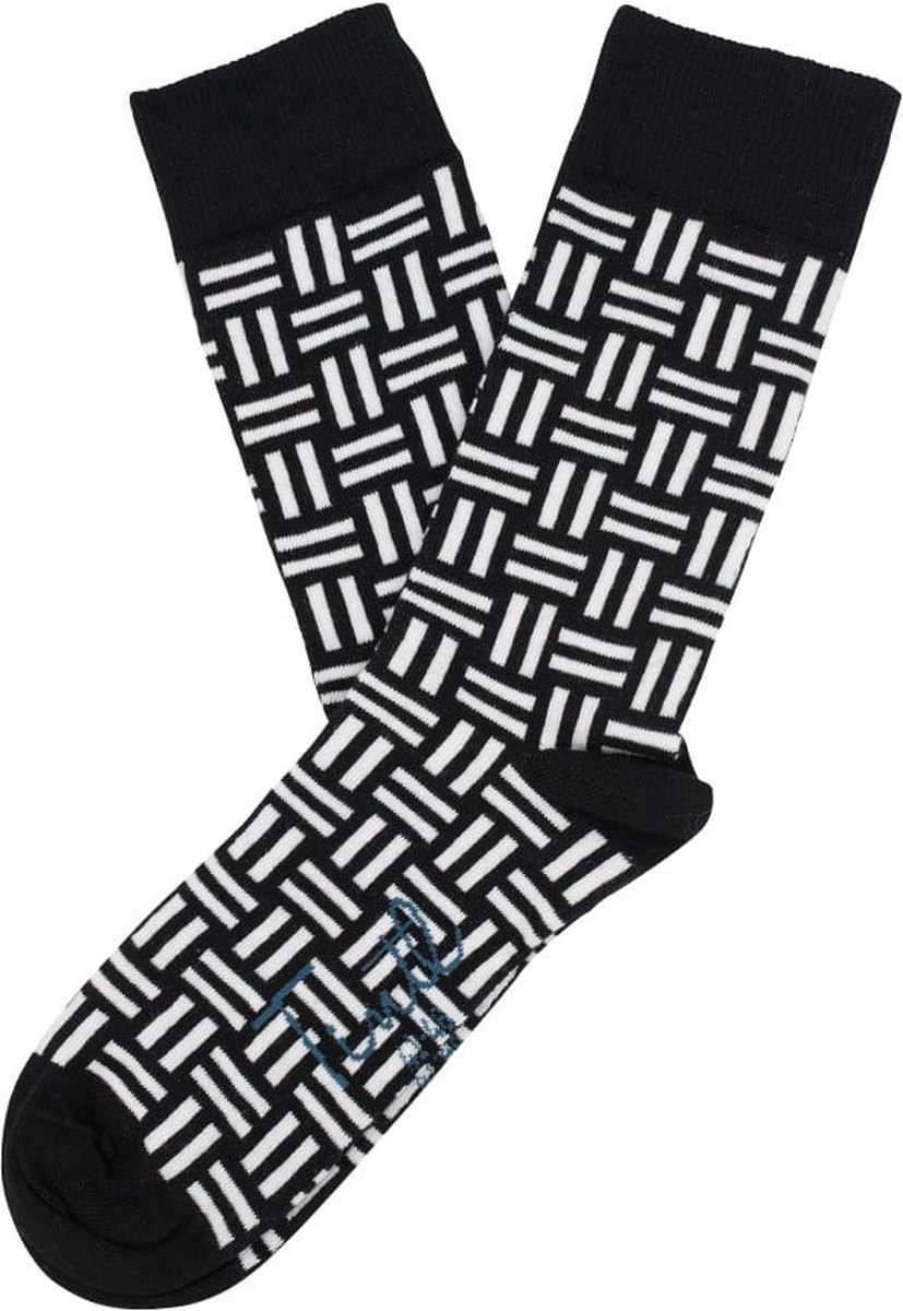 Tintl socks unisex sokken | Black & white - Madrid (maat 36-40)