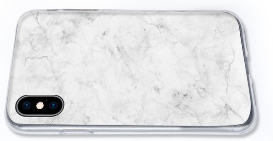 Coque iPhone Xs - Marbre - Motifs - Luxe - Étui de téléphone en Siliconen