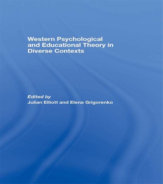 Western Psychological and Educational Theory in Diverse Cont ... - cover