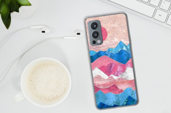 OnePlus Nord 2 5G - Pride - Transgenre - Marbre - Coque en Siliconen