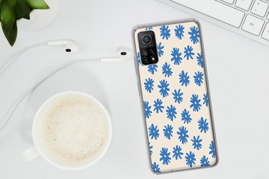 Coque Xiaomi Mi 10T 5G - Bloem - Motif - Minimalisme - Siliconen
