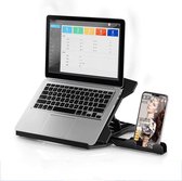Laptopstandaard 10-17 inch - Verstelbare alle Laptop / MacBook Air Pro - Bureau houder - Tafel Standaard Steun - Zwart