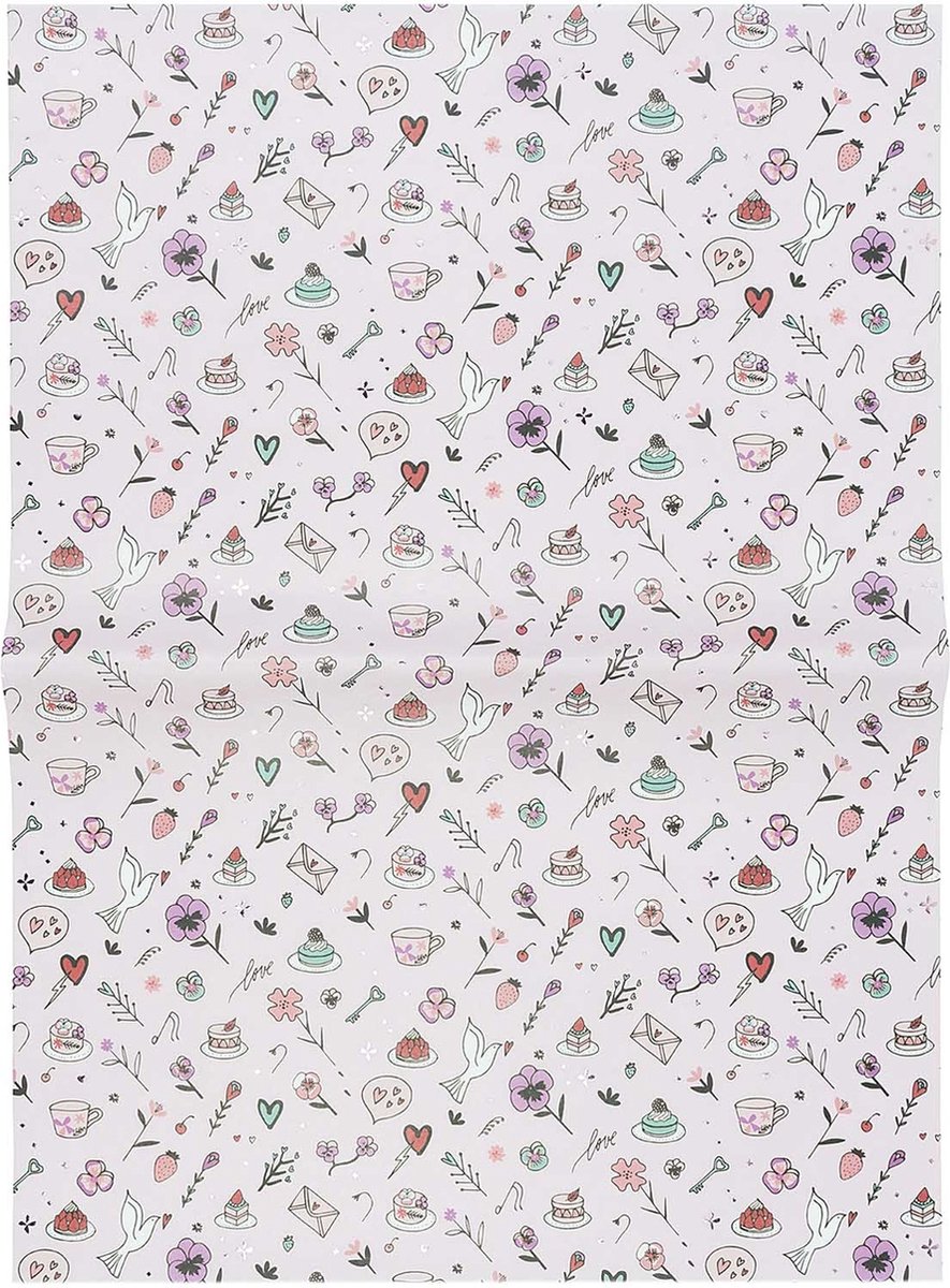 Paperpatch decoupagepapier Love FSC mix hotfoil