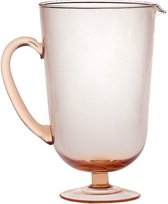 Bitossi - Karaf met voet Diseguale Pink 1,2L - Karaffen glas