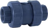 PVC terugslagklep + veer 1½" binnendraad PN16