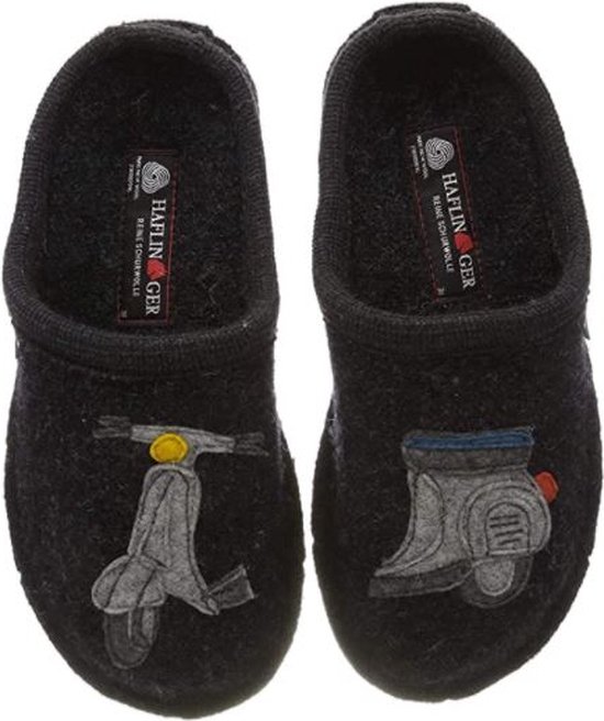 Haflinger Pantoffels van wolvilt volwassenen Everest Fundus 481024, grootte:38 EU, kleur:Rood