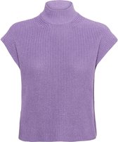 Noisy may Trui Nmuna Cap Sleeve Turtleneck  Knit 27019542 Chalk Violet Dames Maat - M