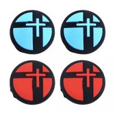 4 x Thumb grips - geschikt voor Nintendo Switch/lite - S-design - Shield