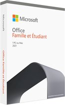 Microsoft Office Home and Student 2021 (One Mac) - French