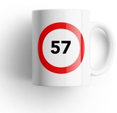 Mok 57 jaar | Mok verjaardag |Cadeau mok| Grappige mok | Mok gefeliciteerd | Mok happy birthday