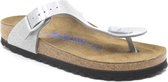 Birkenstock teenslipper met een gesp Gizeh Zilver