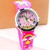 Kinderhorloge unicorn roze