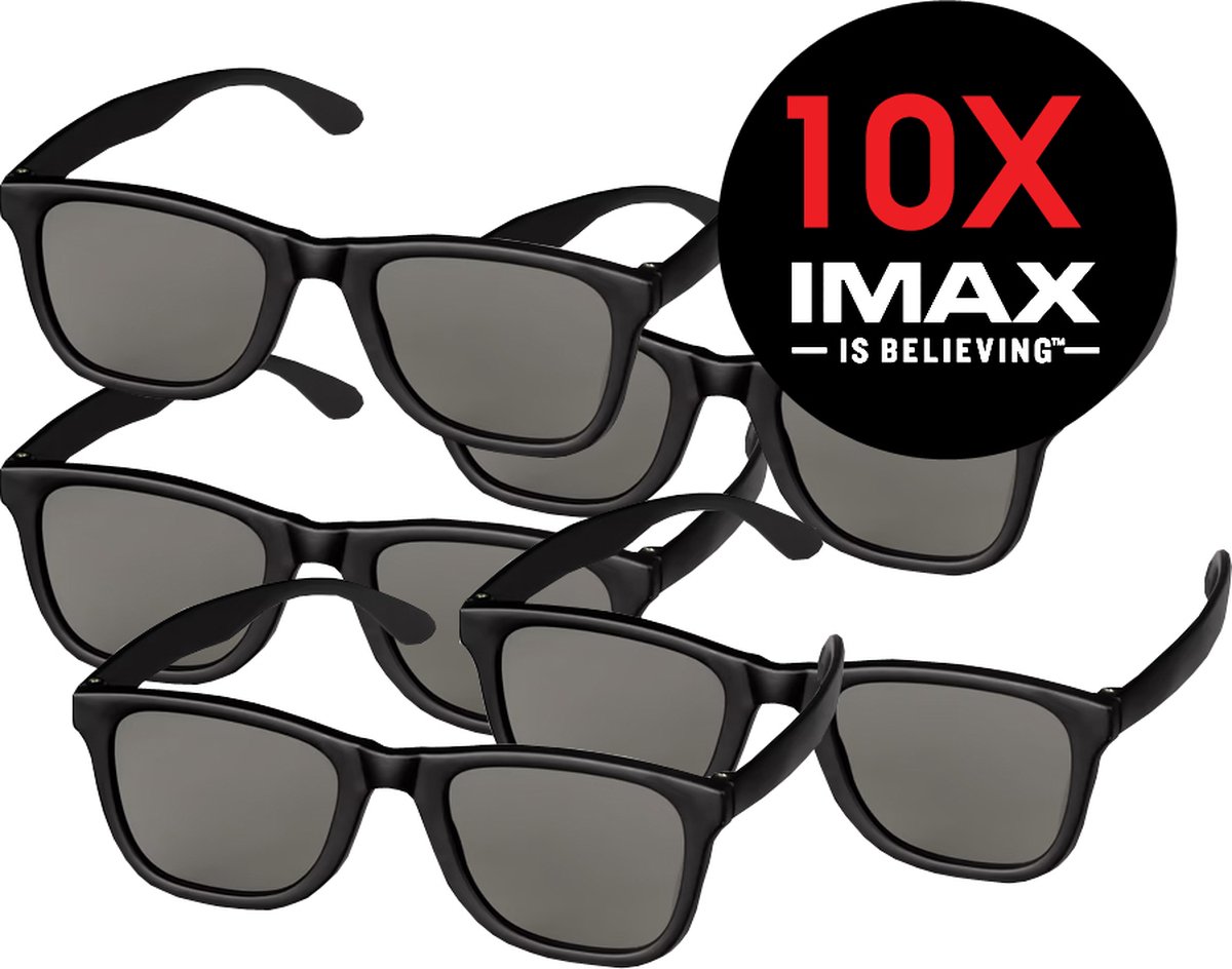 10 pièces lunettes de cinéma 3D polarisant circulaire 3D et iMAX | bol.com