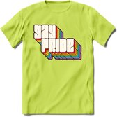 Gay Pride T-Shirt | Grappig LHBTIQ+ / LGBTQ / Gay / Homo / Lesbi Cadeau Shirt | Dames - Heren - Unisex | Tshirt Kleding Kado | - Groen - 3XL