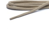 ARIESZZZ Schoenveters - Veters 120 cm - Beige - Rond Dik - 4 mm - 6-8 gaatjes