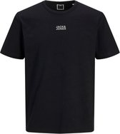 Jack & Jones T-shirt Zwart (Maat: 4XL)