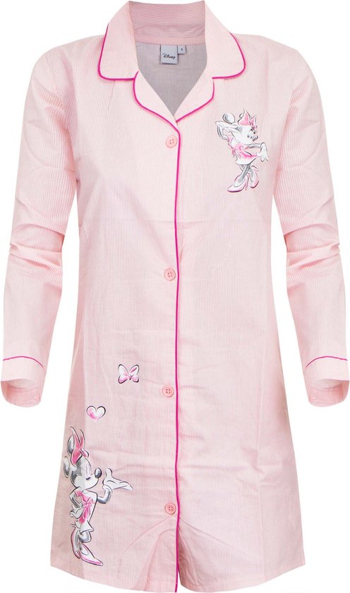Disney's Minnie Mouse nachthemd / pyjama, dames, gestreept, maat S