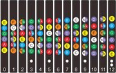 BOTC Gitaar fretboard stickers – Guitar Chords - Gitaarakkoorden sticker