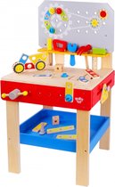TOOKY TOY houten monteurswerkplaats voor kinderen + TOOLS