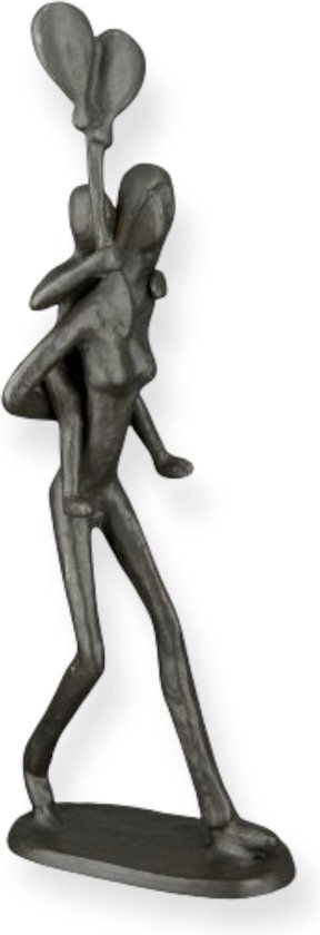 Gilde Handwerk Beeld Sculptuur Metaal I will carry you - 23 cm