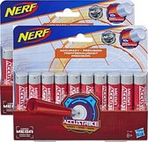 Nerf Mega Accustrike Pijltjes Multi Pack - 2 x 10 Darts