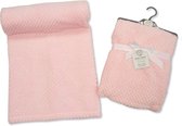 Snuggle Baby - Winter Waffle  Dekentje - 75x100 cm - Roze