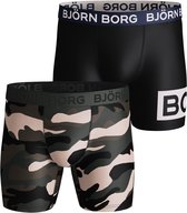 Bjorn Borg 2-pack boxershorts camo - Maat S