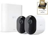 Bol.com Arlo Pro 3 Spotlight Camera Wit 2-STUKS - Beveiligingscamera - IP Camera - Binnen & Buiten - Bewegingssensor - Smart Hom... aanbieding
