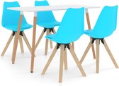 Decoways - 5-delige Eethoek blauw