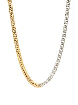 Bicolor chain necklace