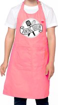 Tablier de cuisine Baking Queen rose pour les filles - Tablier de cuisine de cuisson / tablier pour enfants - Cuisiner avec des enfants