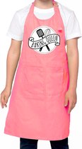 Baking Queen bak keukenschort/ kinderschort roze voor meisjes - Bakken met kinderen