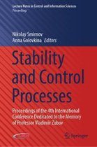 Stability and Control Processes: Proceedings of the 4th International Conference Dedicated to the Memory of Professor Vladimir Zubov